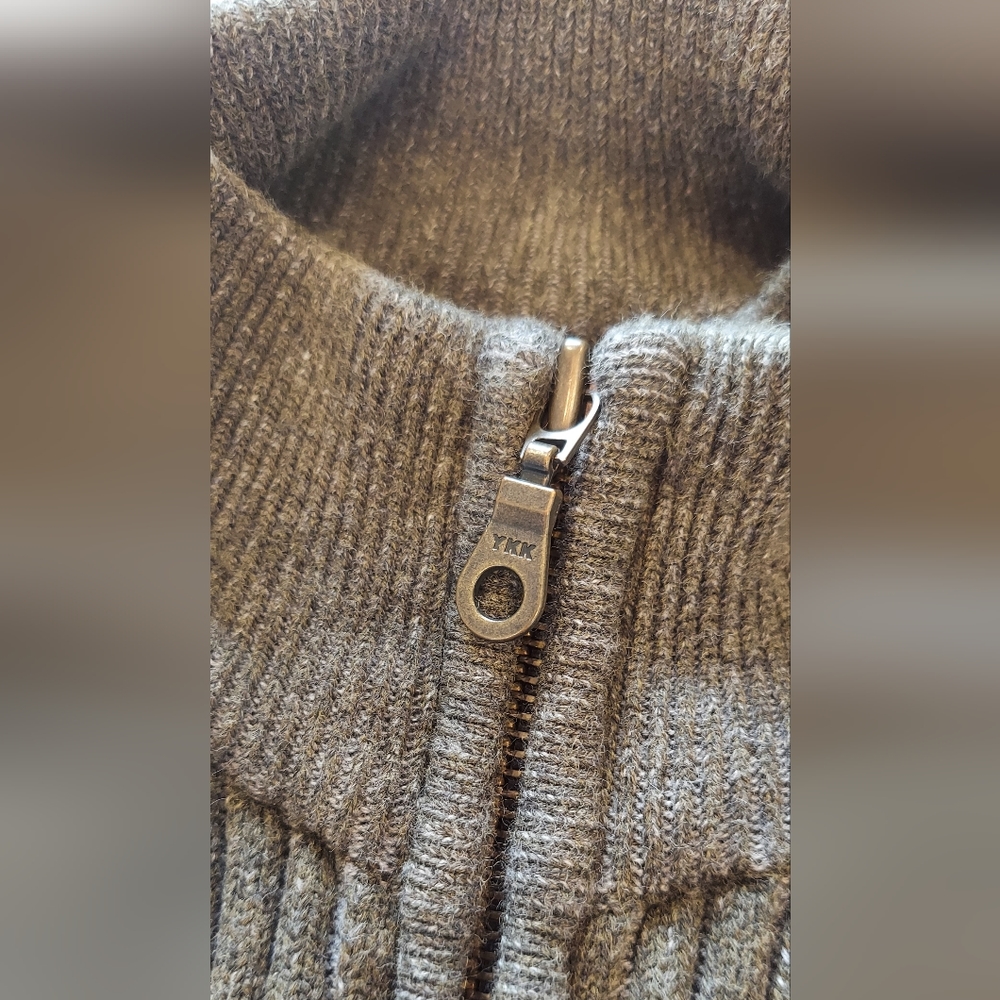 American Rag Ribbed Half Zip Sweater - Picture 3 of 6